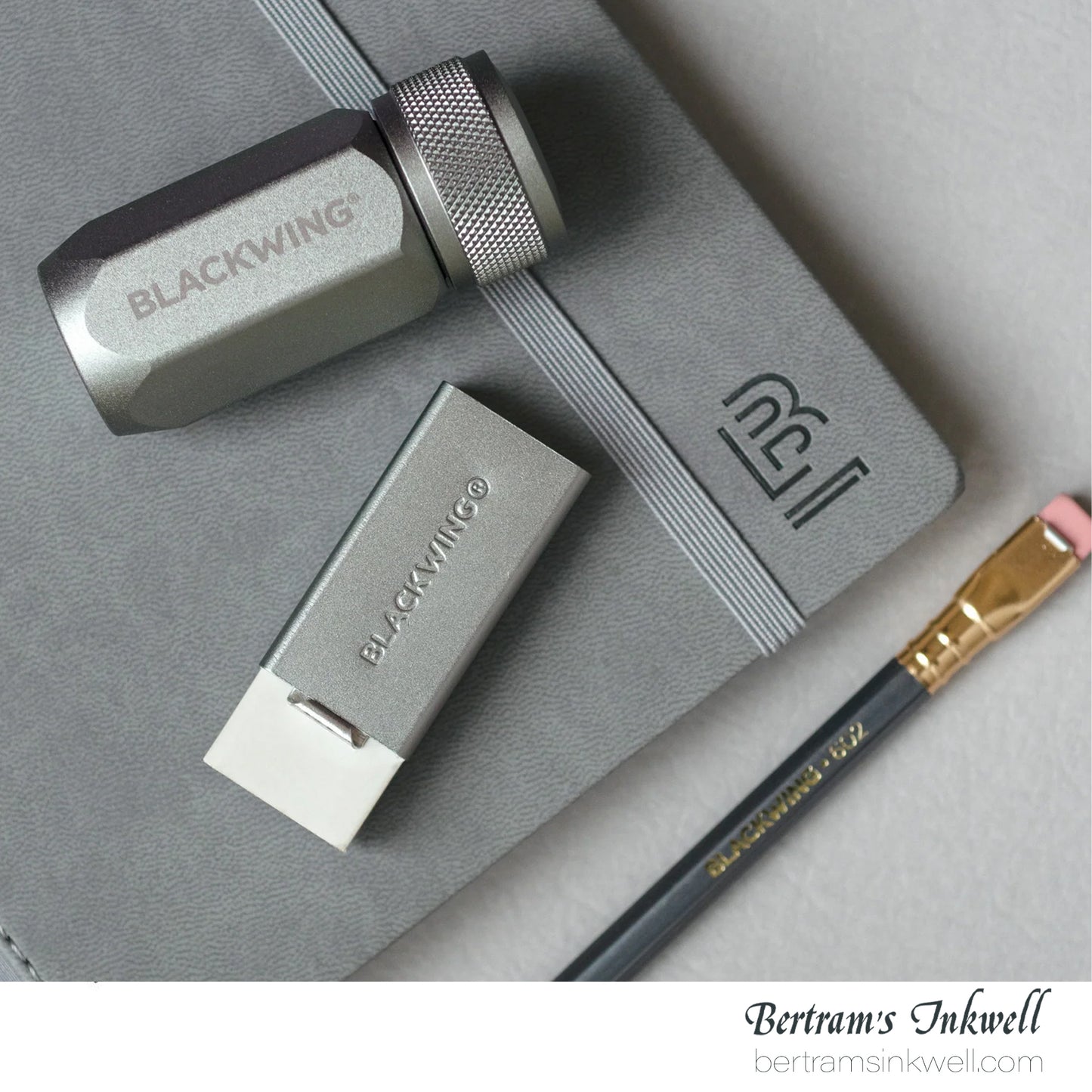 Blackwing Soft Handheld Eraser + Grey Holder