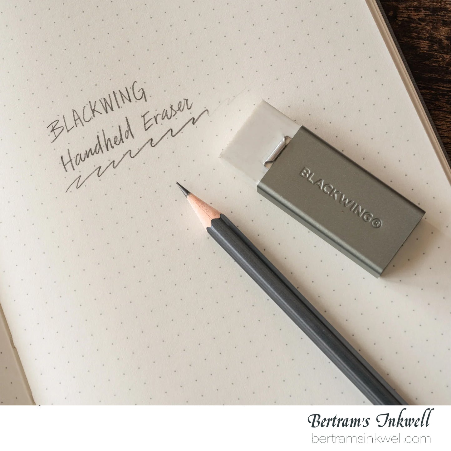 Blackwing Soft Handheld Eraser + Grey Holder