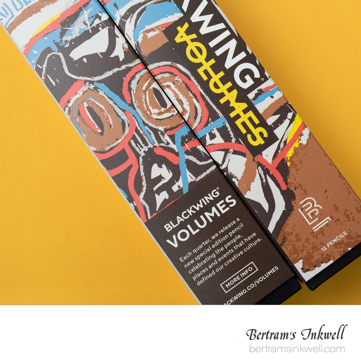 Blackwing Volume 57 Tribute to Jean-Michel Basquiat Special Edition (Box of 12 Pencils)