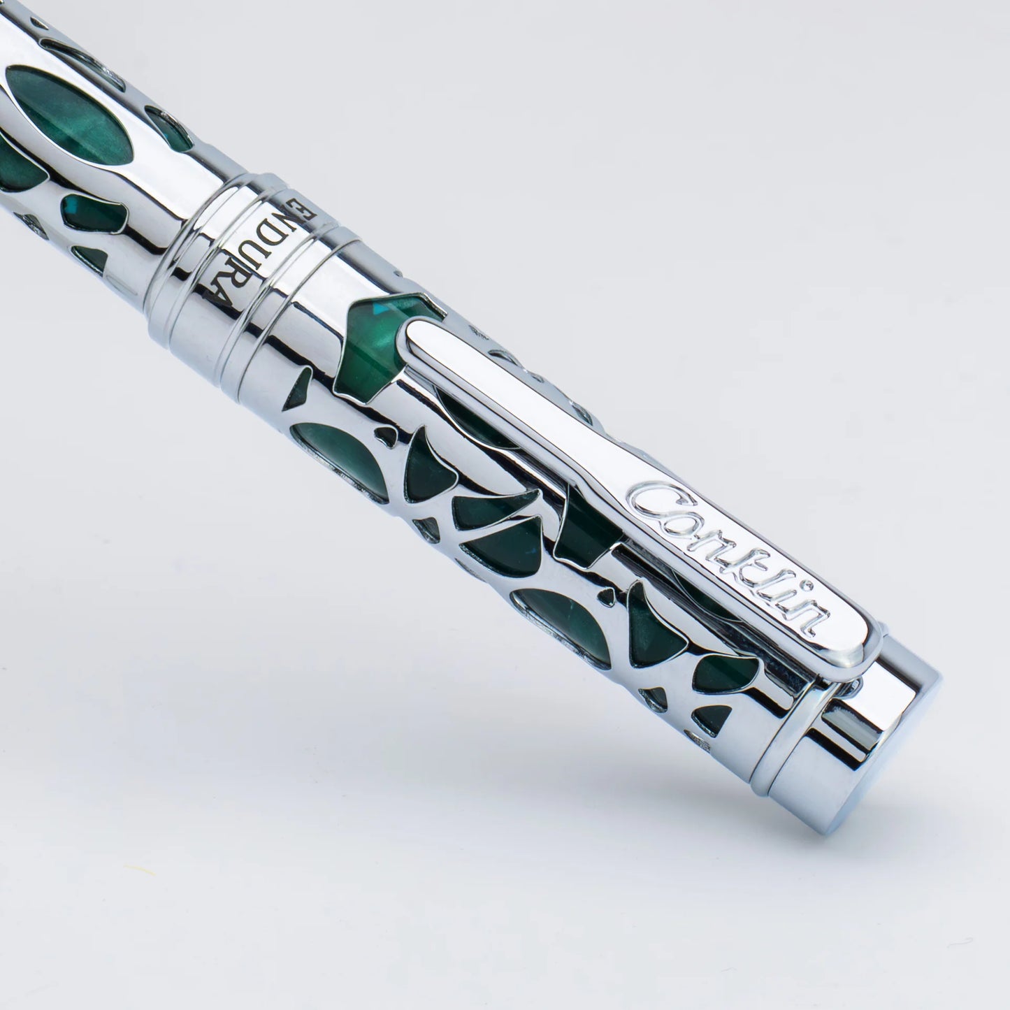 Conklin Endura Deco Crest Fountain Pen Green