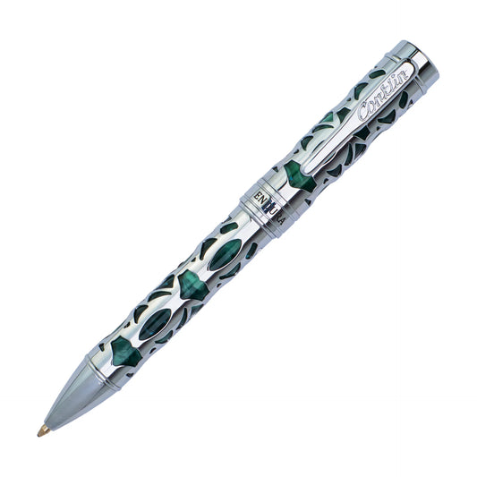 Conklin Endura Deco Crest Ballpoint Pen Green