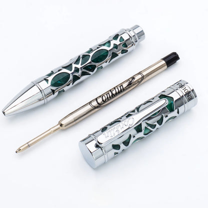 Conklin Endura Deco Crest Ballpoint Pen Green