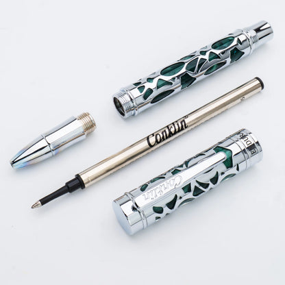 Conklin Endura Deco Crest Rollerball Pen Green