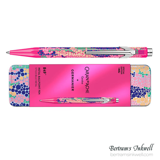 Caran d'Ache 849 Germanier Neon Pink Ballpoint Pen - Special Edition