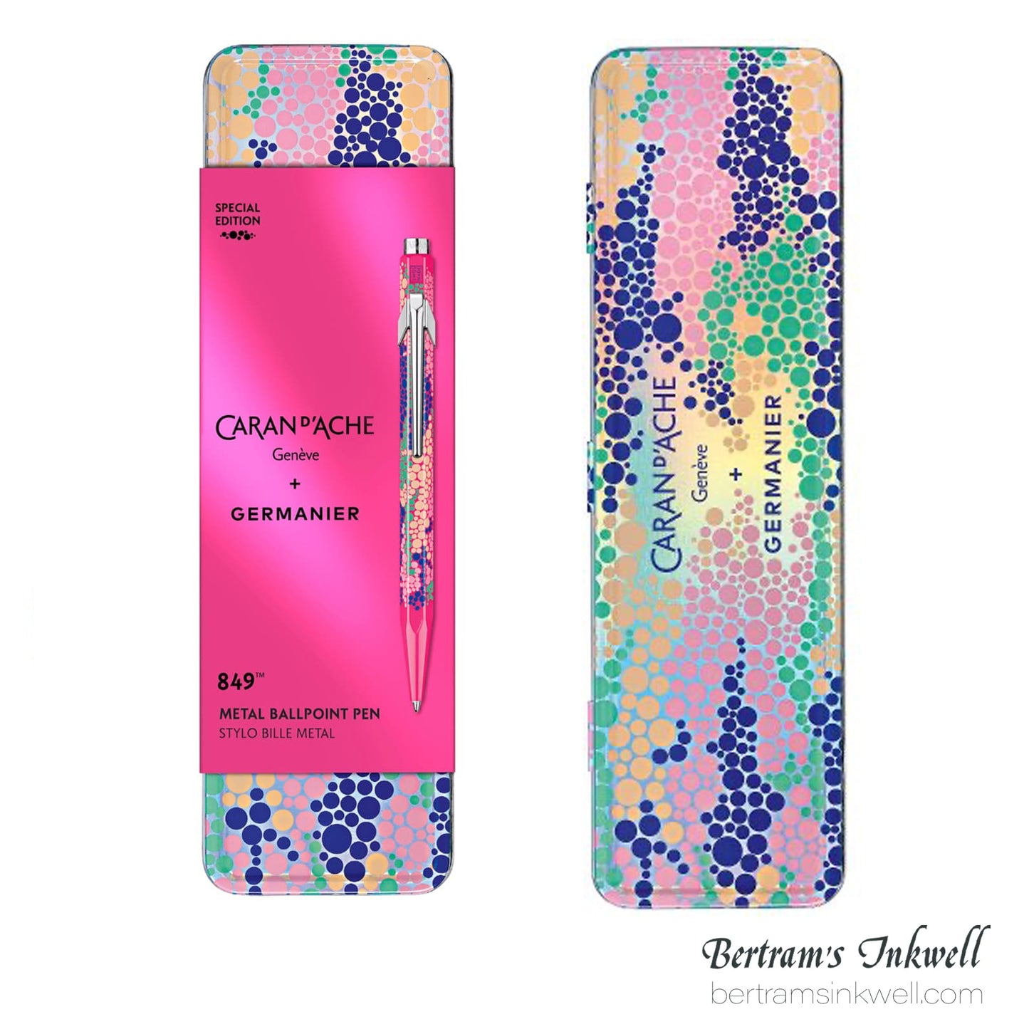 Caran d'Ache 849 Germanier Neon Pink Ballpoint Pen - Special Edition