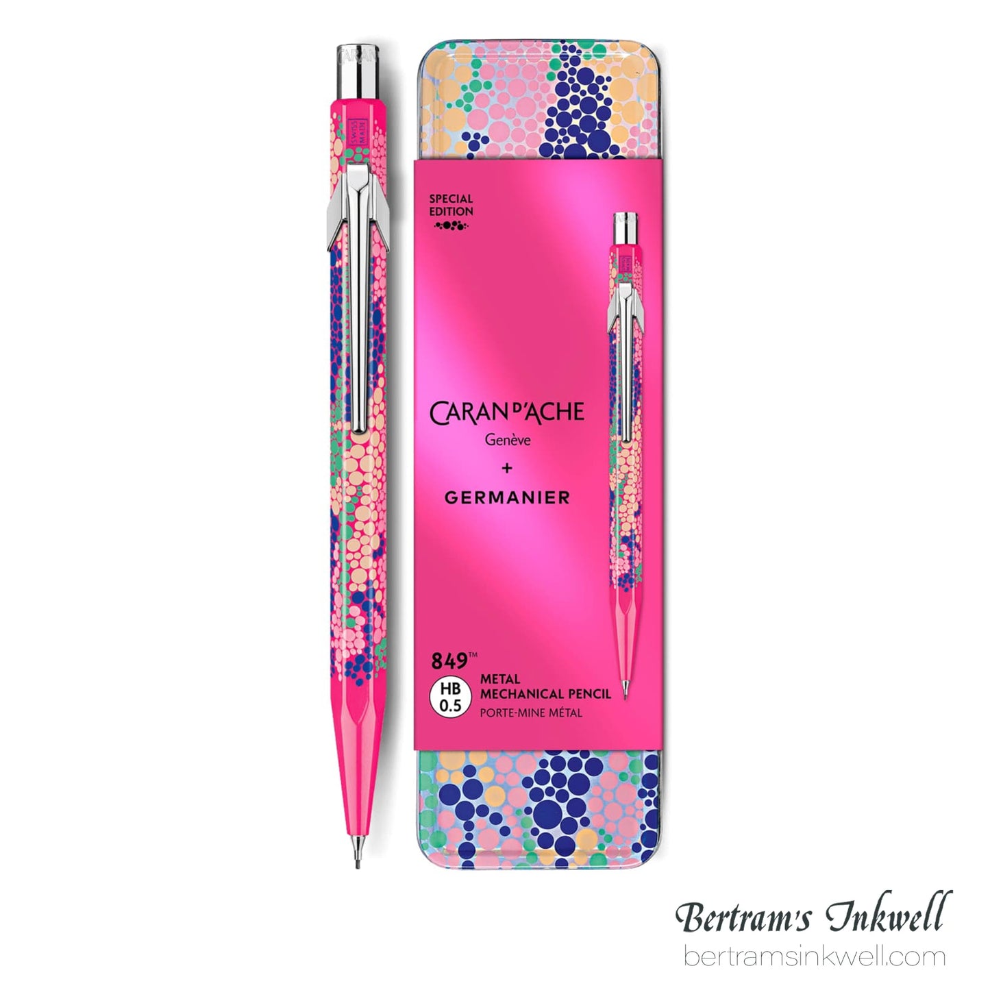 Caran d'Ache 849 Germanier Neon Pink Mechanical Pencil 0.5mm - Special Edition