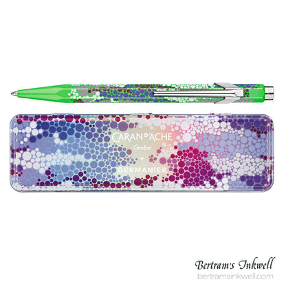 Caran d'Ache 849 Germanier Neon Green Ballpoint Pen - Special Edition