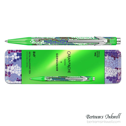 Caran d'Ache 849 Germanier Neon Green Ballpoint Pen - Special Edition