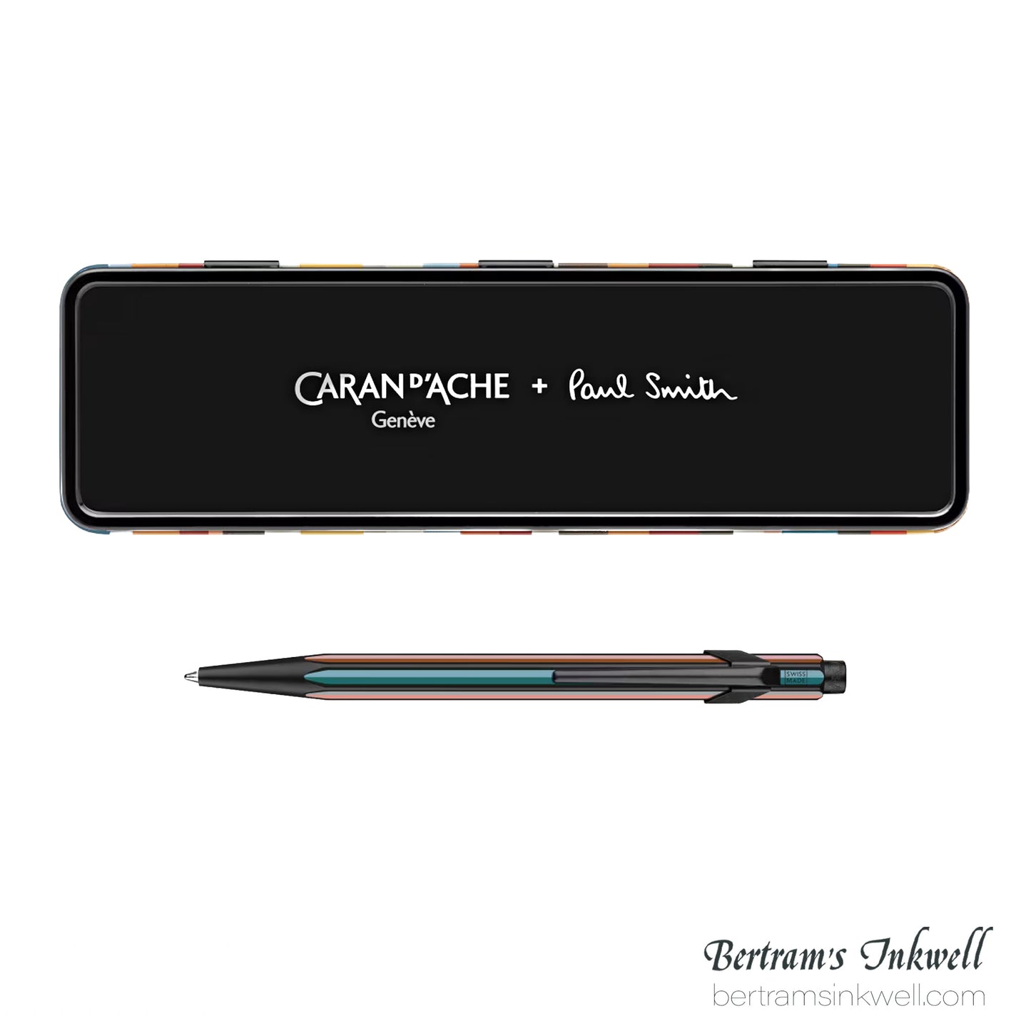 Caran d'Ache 849 Paul Smith 5 'Signature Stripe' Black Ballpoint Pen