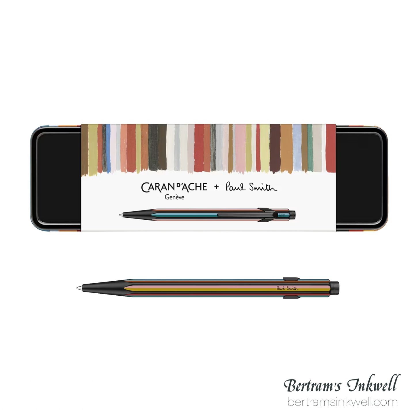 Caran d'Ache 849 Paul Smith 5 'Signature Stripe' Black Ballpoint Pen