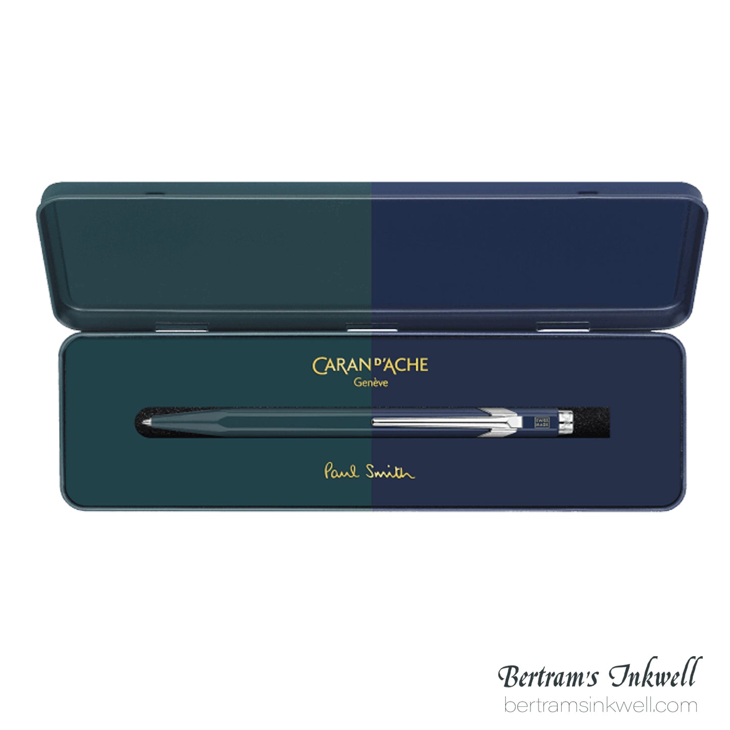 Caran d'Ache 849 Paul Smith Special Edition 4 Racing Green Navy Ballpoint