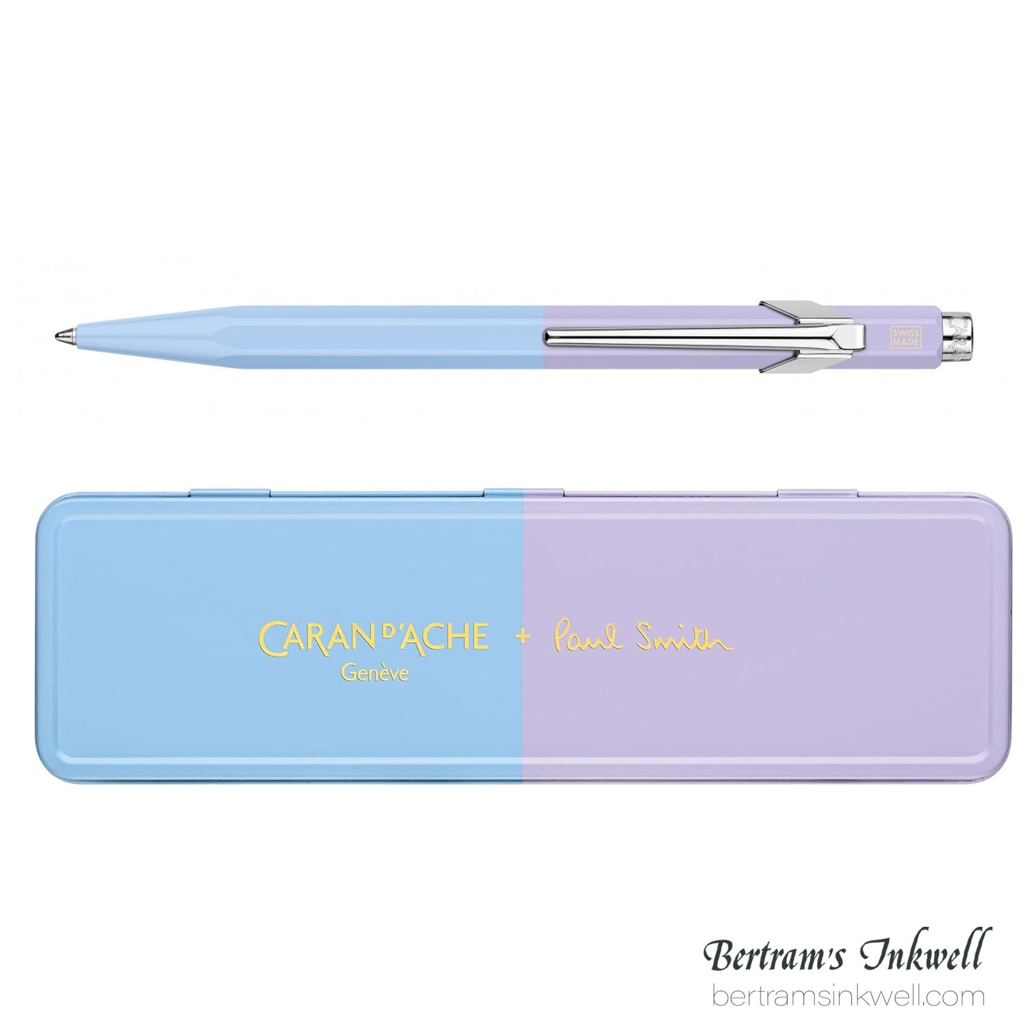 Caran d'Ache 849 Paul Smith Special Edition 4 Sky Blue Lavender Ballpoint