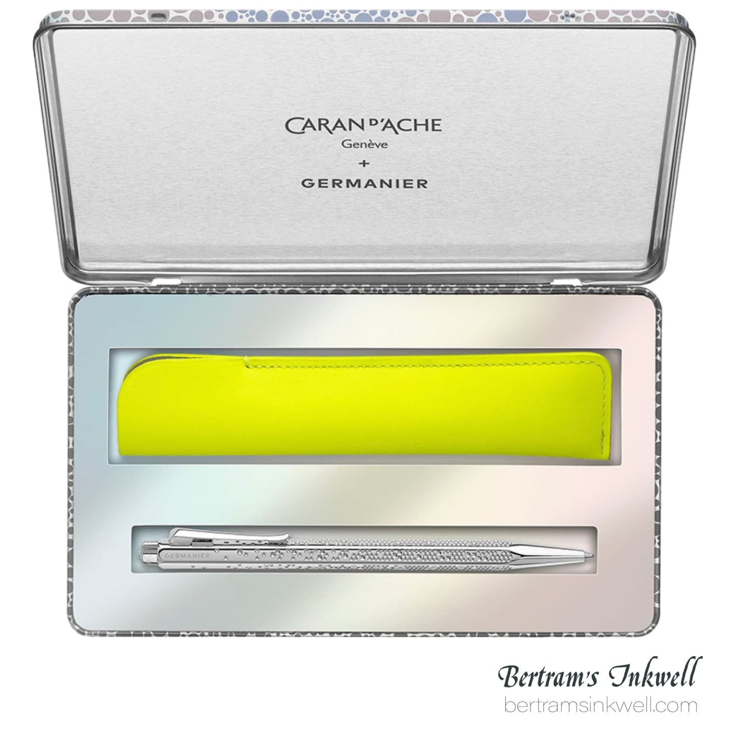 Caran d'Ache 849 Germanier Ballpoint Pen and Leather Case Set - Special Edition