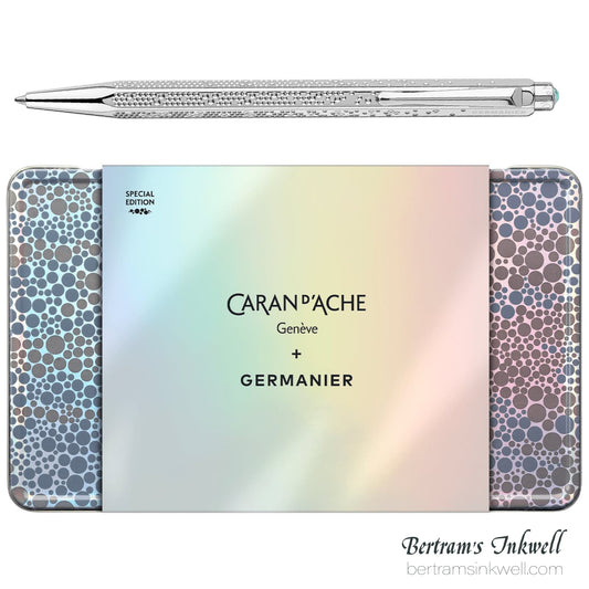 Caran d'Ache 849 Germanier Ballpoint Pen and Leather Case Set - Special Edition