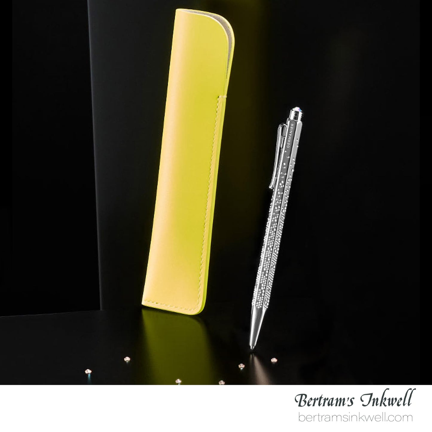 Caran d'Ache 849 Germanier Ballpoint Pen and Leather Case Set - Special Edition