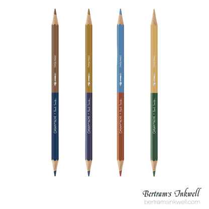 Caran d'Ache Paul Smith 5 Bicolor Set of 12 Colored Pencils with Brush