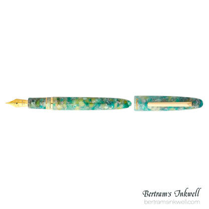Esterbrook Estie Sea Glass Regular Size Gold Trim Fountain Pen