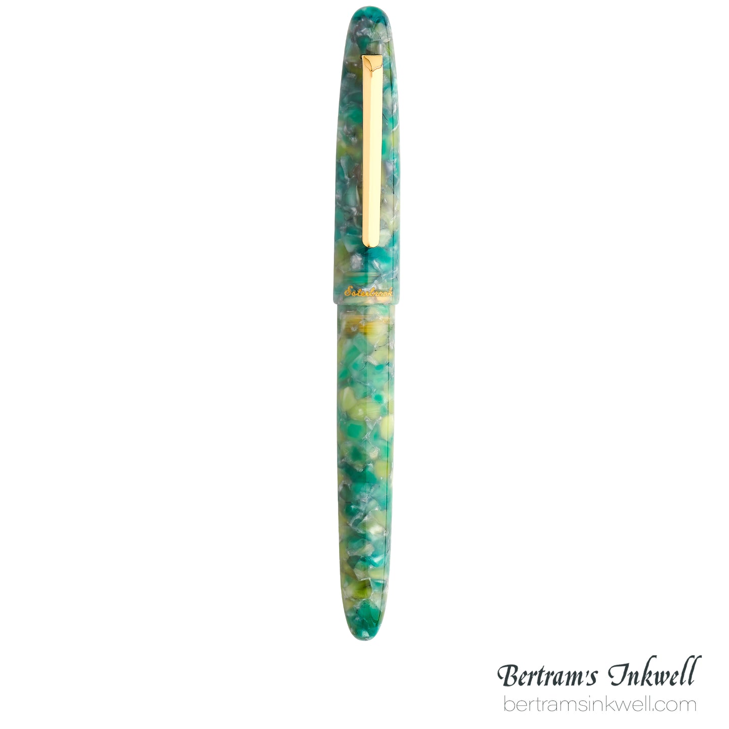 Esterbrook Estie Sea Glass Gold Trim Rollerball