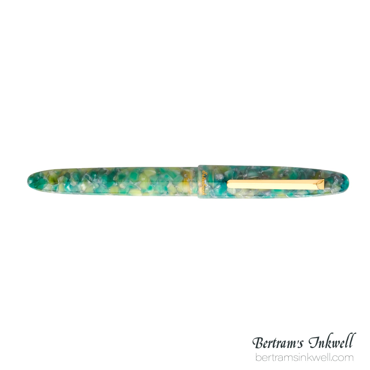 Esterbrook Estie Sea Glass Gold Trim Rollerball