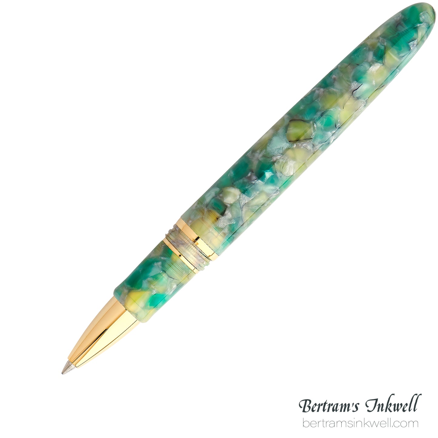 Esterbrook Estie Sea Glass Gold Trim Rollerball