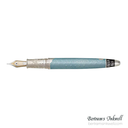 David Oscarson Spirit of St. Louis Fountain Pen - Charles Lindbergh Sky Blue