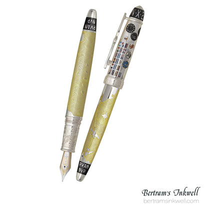 David Oscarson Spirit of St. Louis Fountain Pen - Charles Lindbergh Sunburst
