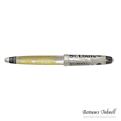 David Oscarson Spirit of St. Louis Fountain Pen - Charles Lindbergh Sunburst