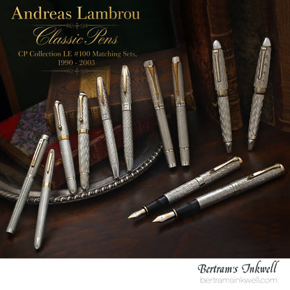 Andreas Lambrou Classic Pens CP Collection LE #100 Matching Sets, 1990 - 2003