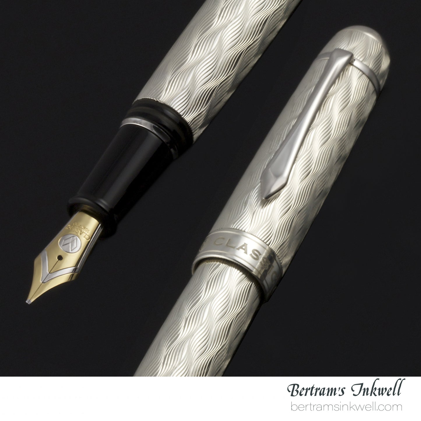 Classic Pens CP8 Murelli Pen Flamme Sterling Silver LE Fountain Pen, 2008