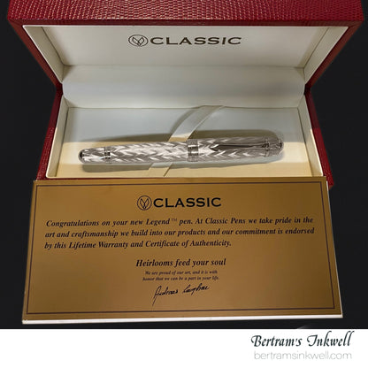 Classic Pens CP8 Murelli Pen Flamme Sterling Silver LE Fountain Pen, 2008