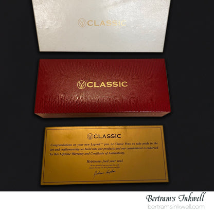 Classic Pens CP8 Murelli Pen Flamme Sterling Silver LE Fountain Pen, 2008