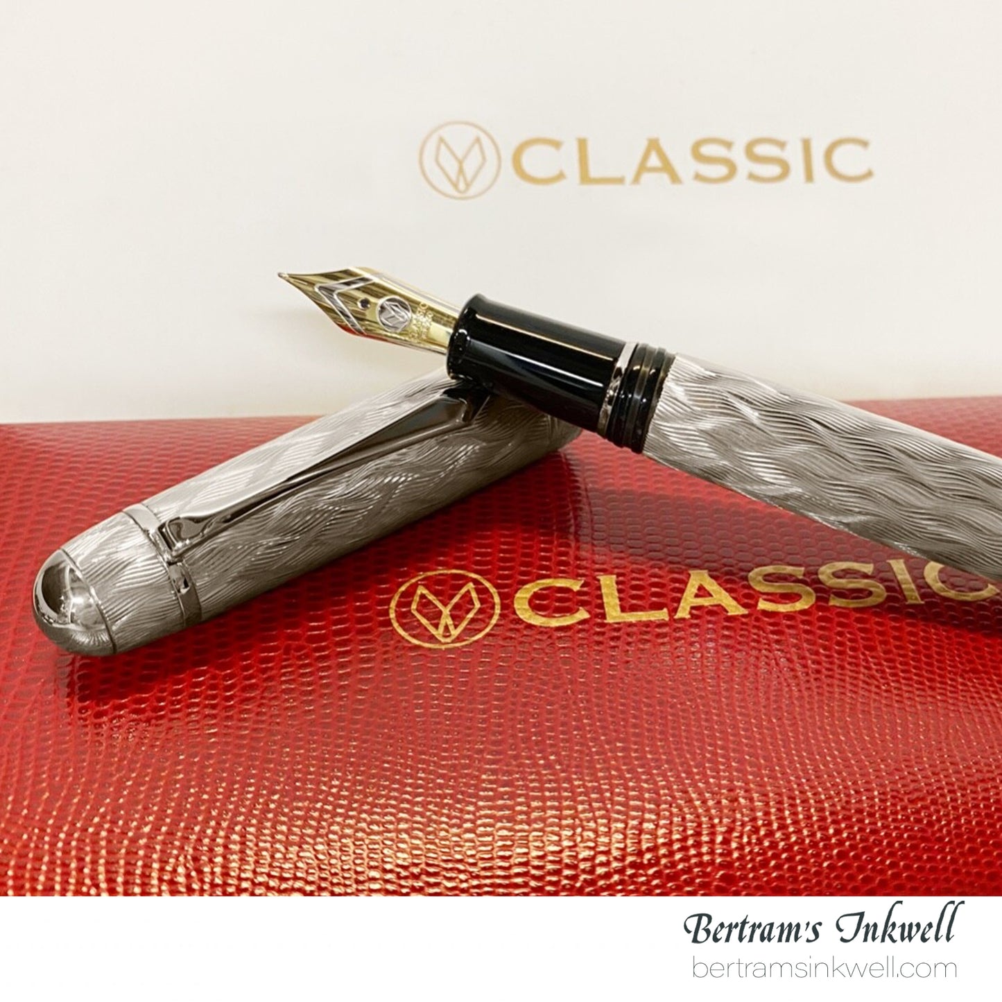 Classic Pens CP8 Murelli Pen Flamme Sterling Silver LE Fountain Pen, 2008