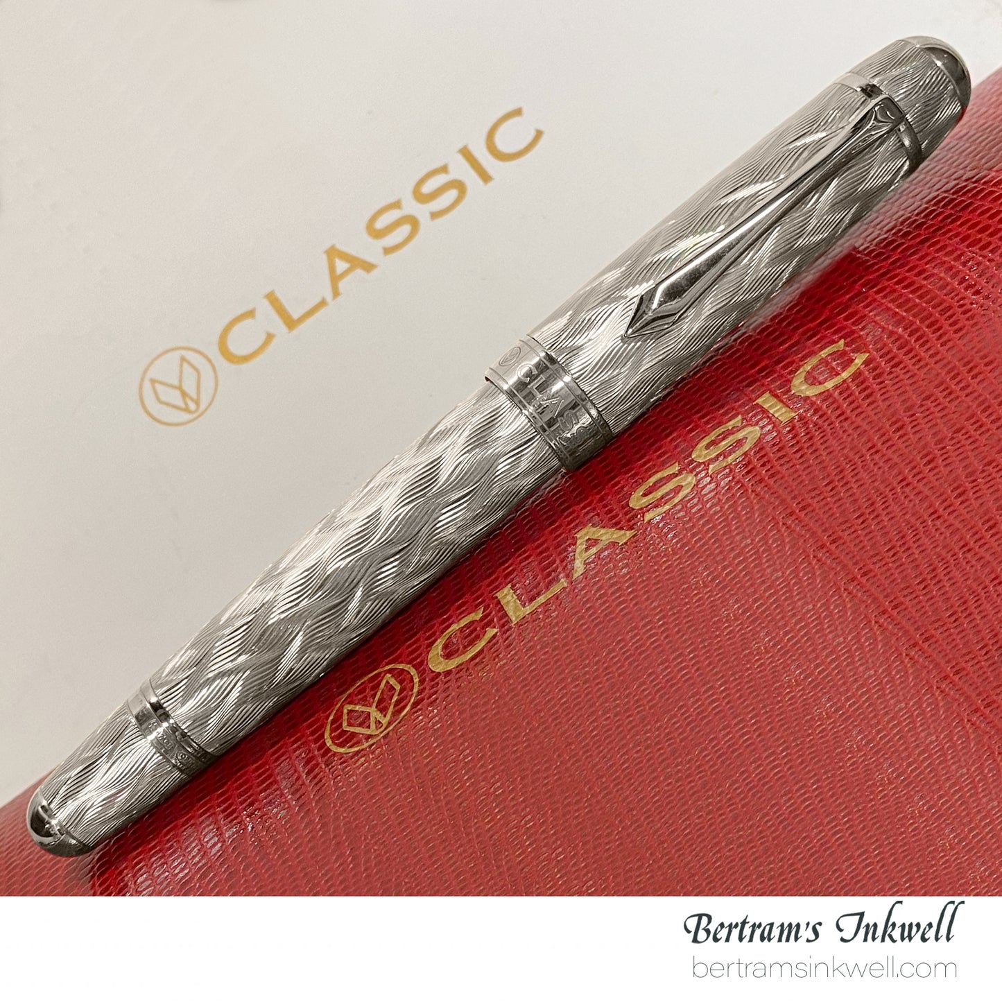 Classic Pens CP8 Murelli Pen Flamme Sterling Silver LE Fountain Pen, 2008