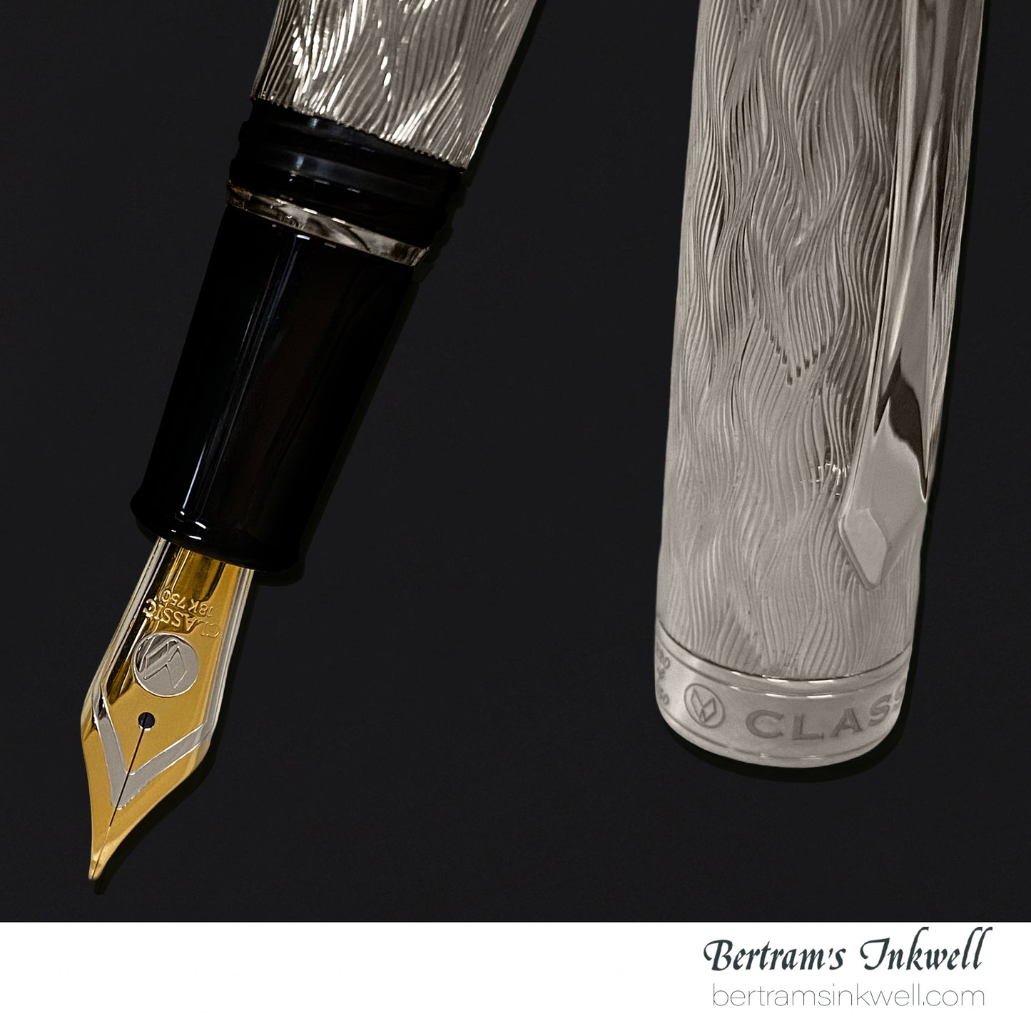 Classic Pens CP8 Murelli Pen Flamme Sterling Silver LE Fountain Pen, 2008