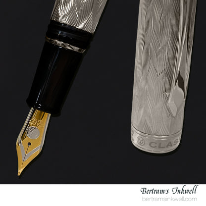 Classic Pens CP8 Murelli Pen Flamme Sterling Silver LE Fountain Pen, 2008