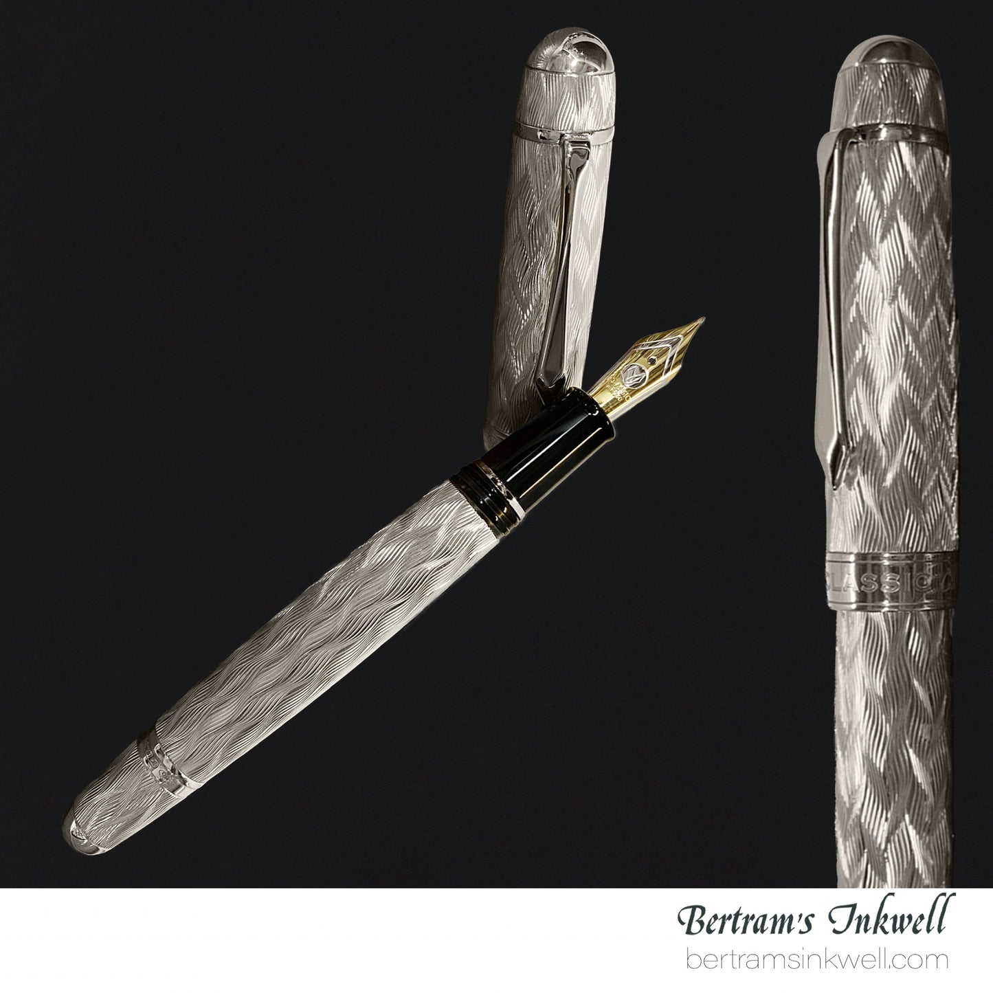 Classic Pens CP8 Murelli Pen Flamme Sterling Silver LE Fountain Pen, 2008