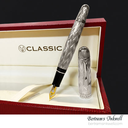 Classic Pens CP8 Murelli Pen Flamme Sterling Silver LE Fountain Pen, 2008