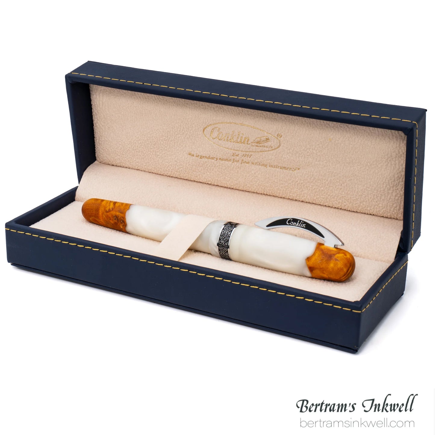 Conklin 1898 Spectra Fusion White Limited Edition Rollerball