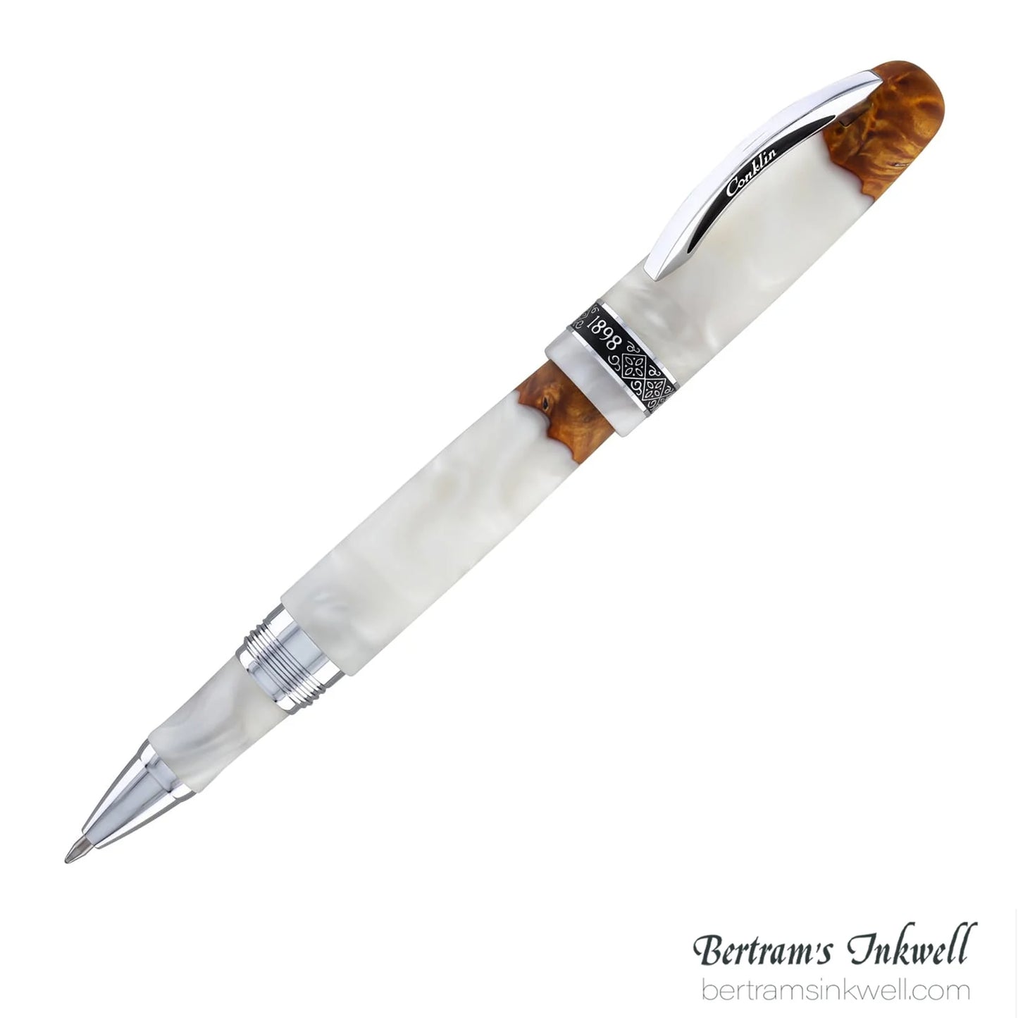 Conklin 1898 Spectra Fusion White Limited Edition Rollerball