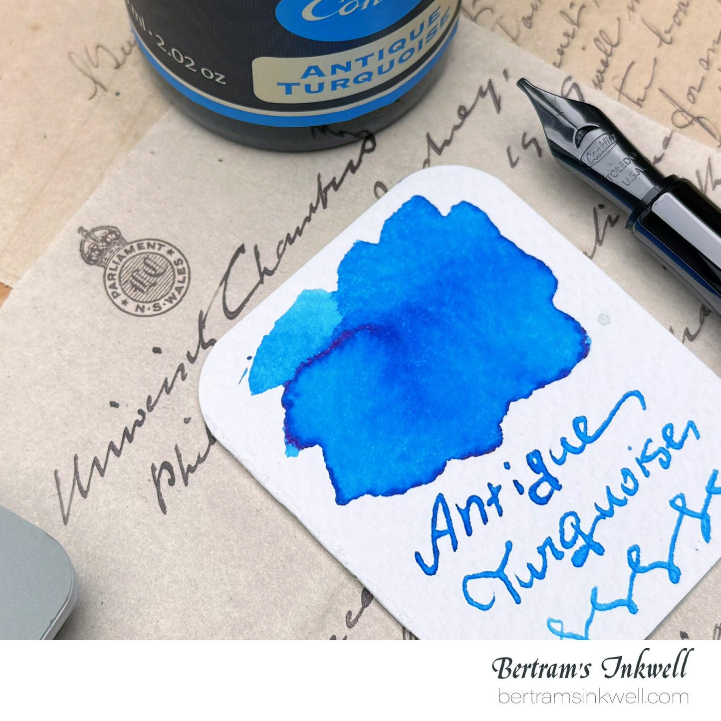 Conklin Antique Turquoise Ink Bottle 60ml