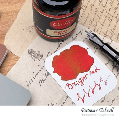 Conklin Bright Red Ink Bottle 60ml