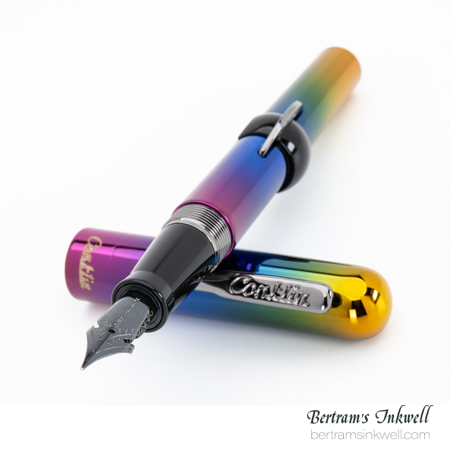 Conklin Mark Twain Crescent Limited Edition Rainbow Fountain Pen