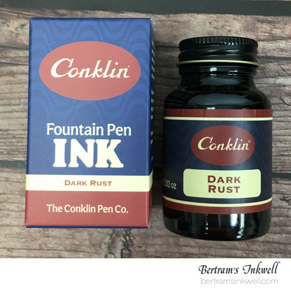 Conklin Dark Rust Ink Bottle 60ml