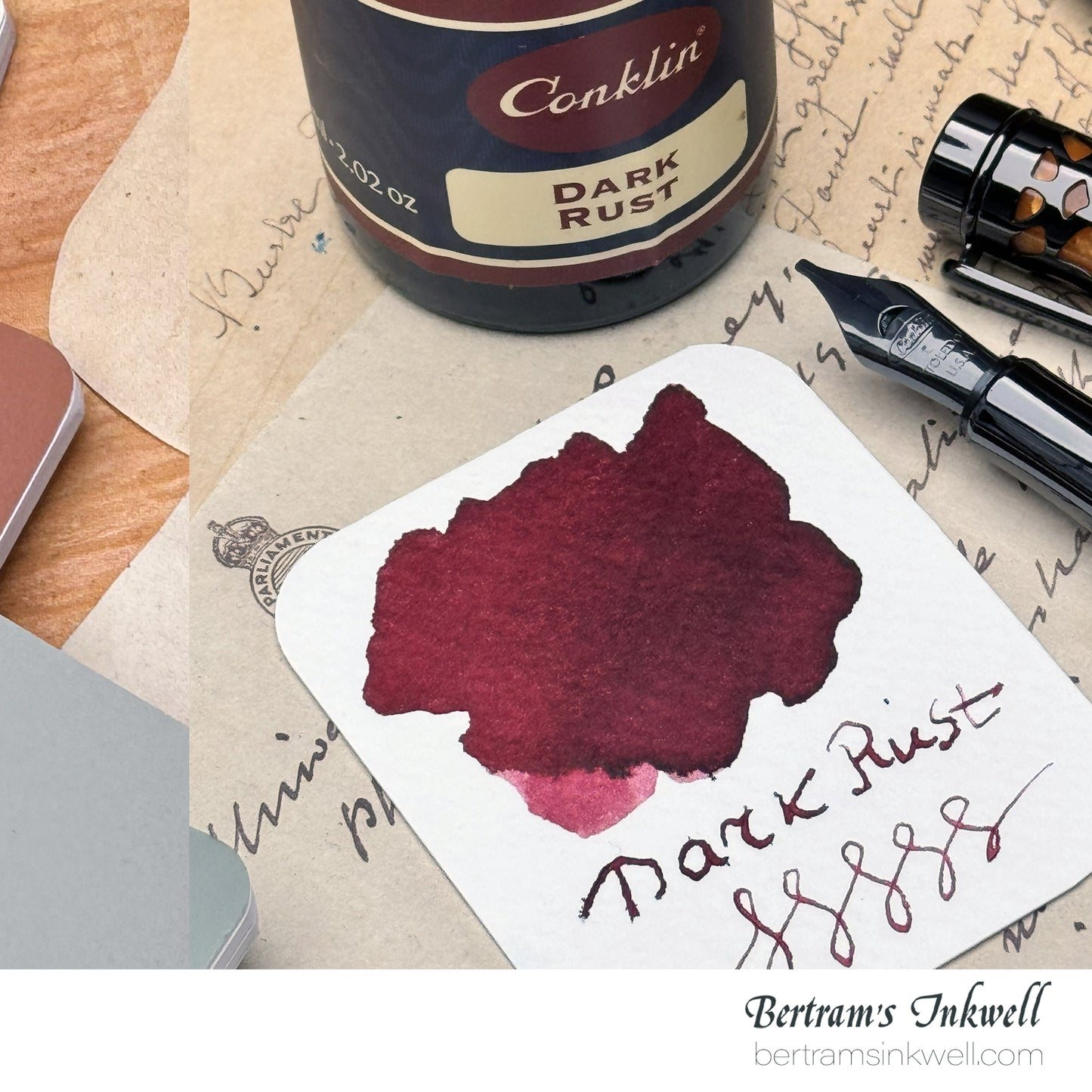 Conklin Dark Rust Ink Bottle 60ml