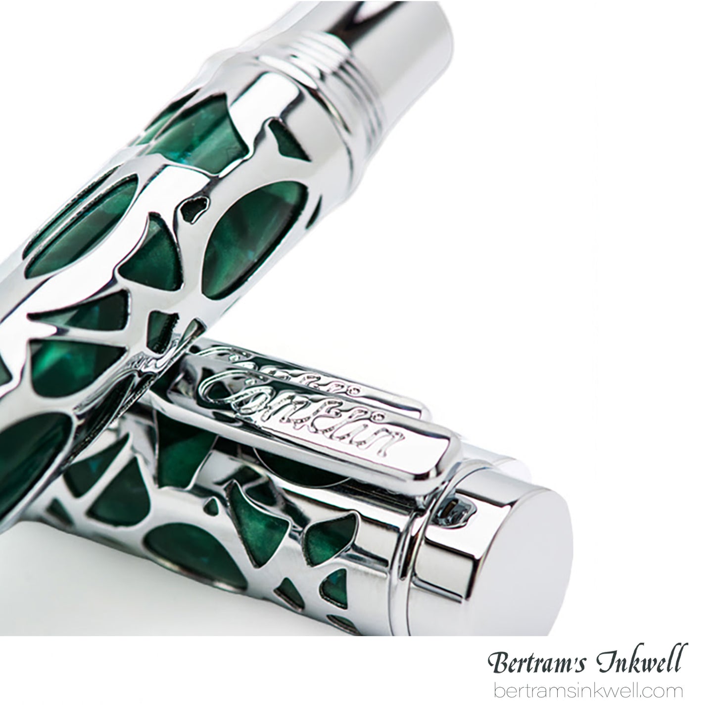 Conklin Endura Deco Crest Green Fountain Pen