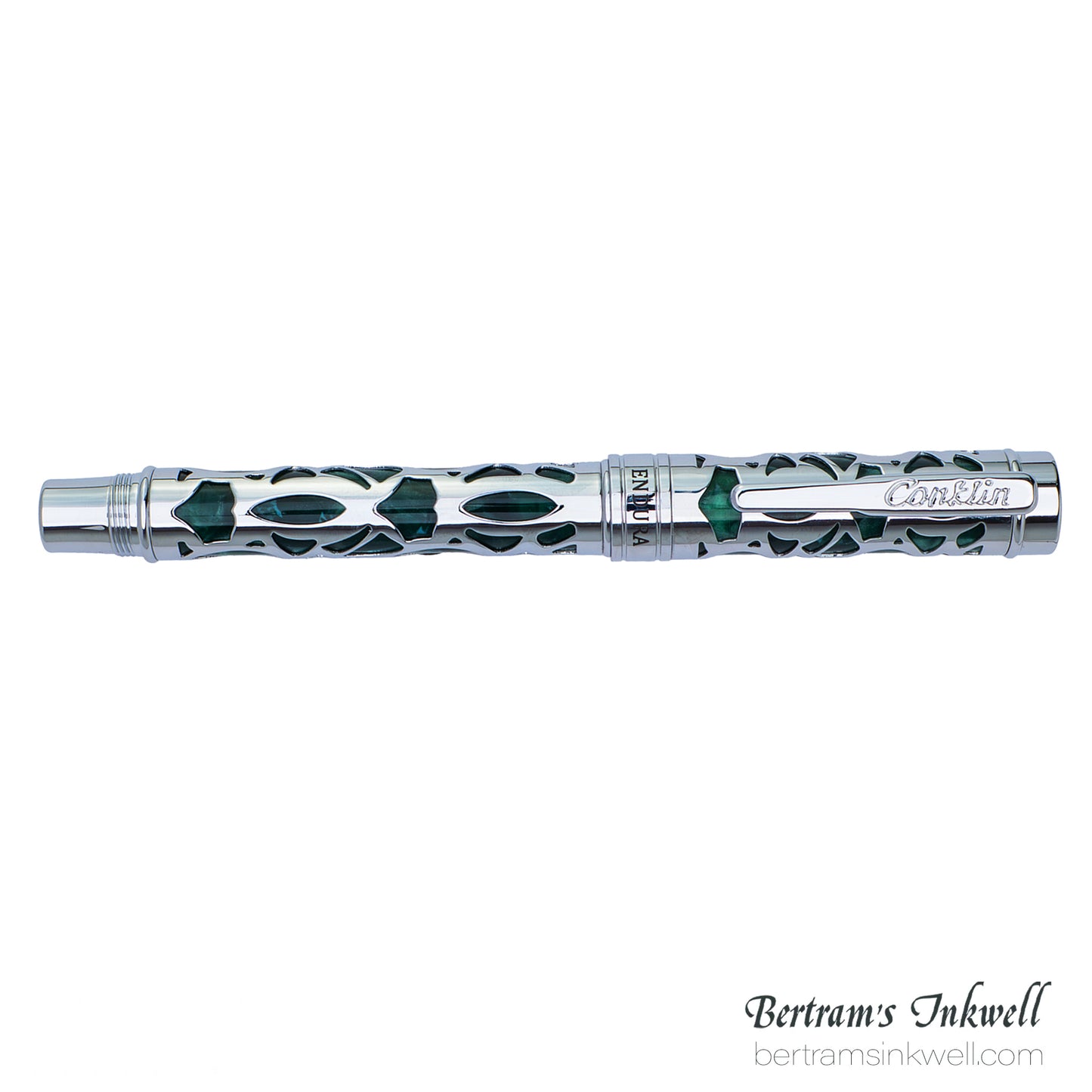 Conklin Endura Deco Crest Green Fountain Pen