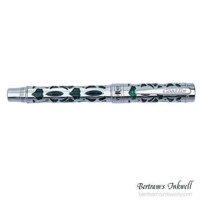 Conklin Endura Deco Crest Green Fountain Pen