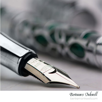 Conklin Endura Deco Crest Green Fountain Pen