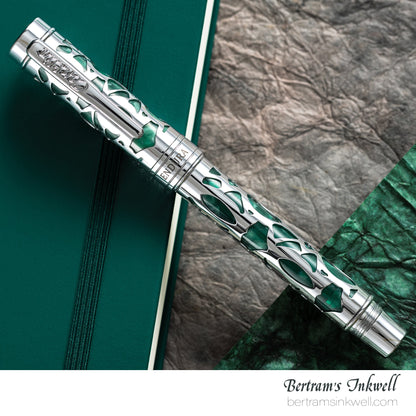 Conklin Endura Deco Crest Green Fountain Pen