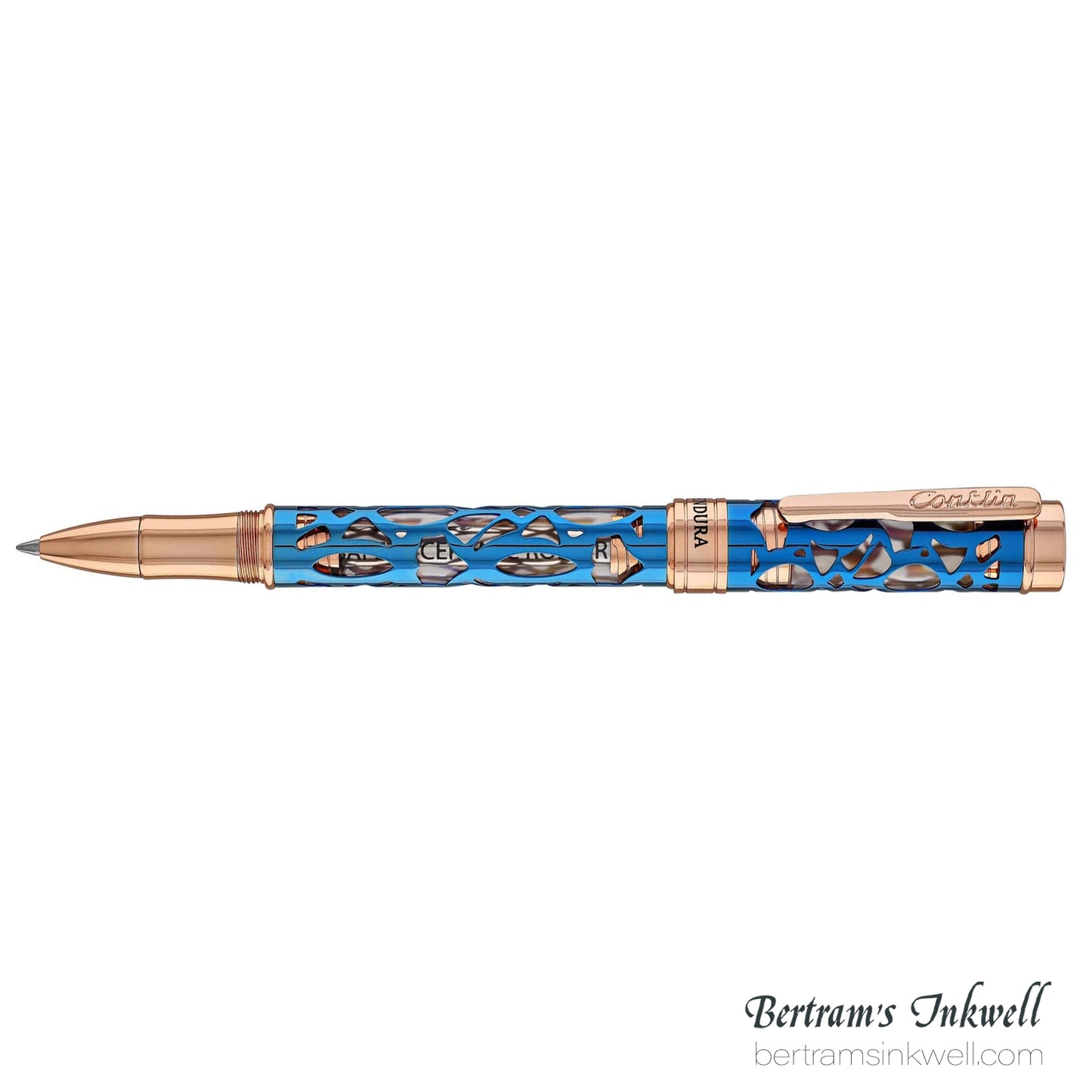 Conklin Endura Deco Crest Demo Blue Rollerball